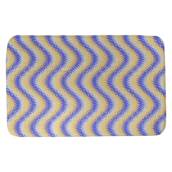 Wavy Stripes Bath Mat Overstock 28426455