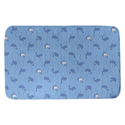 Whales Pattern Bath Mat