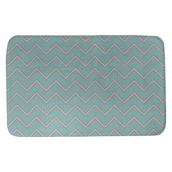Gray Color Accent Hand Drawn Chevrons Bath Mat Bed Bath & Beyond