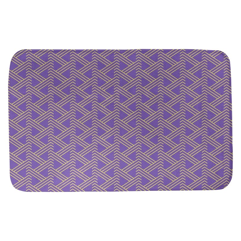 Full Color Zig Zag Pattern Bath Mat Bed Bath & Beyond 28426483