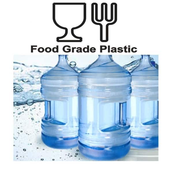 1 Gallon BPA FREE Reusable Plastic Drinking Water Big Mouth Bottle  Container with Holder - Dark Blue