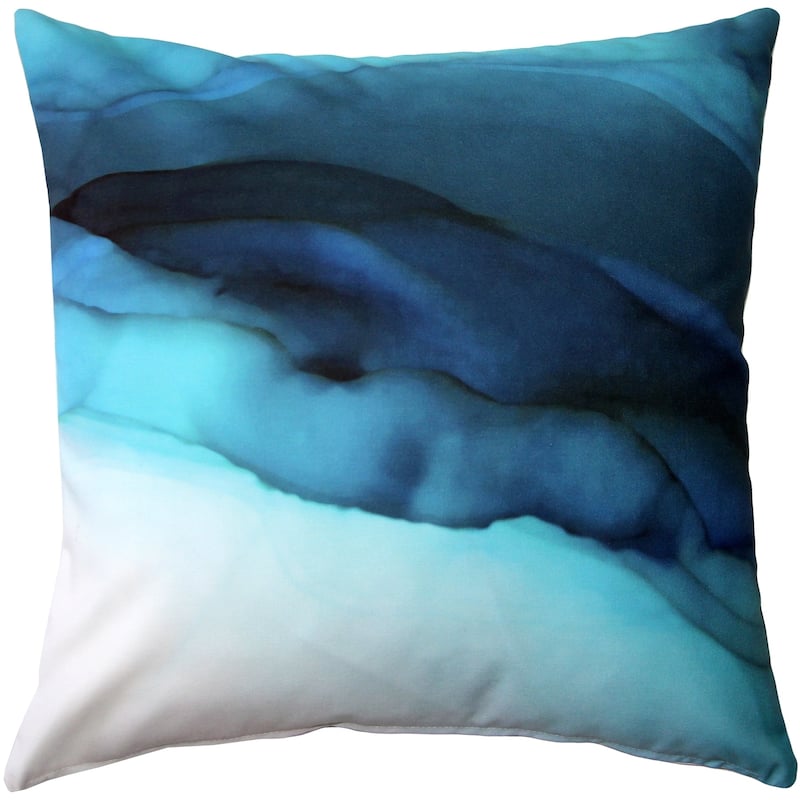 Karalina Beneath the Waves 20x20 Throw Pillow with Polyfill Insert