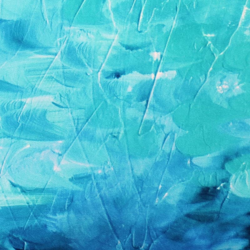 Karalina Reflecting Pool 20x20 Throw Pillow with Polyfill Insert