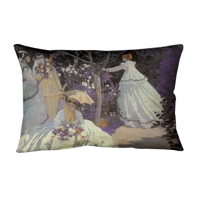 Women in the Garden Outdoor Lumbar Pillow Bed Bath & Beyond 28426804