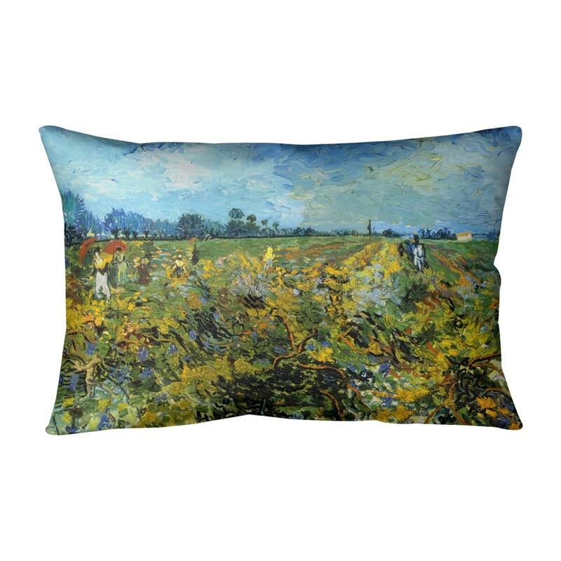 The Green Vineyard Outdoor Lumbar Pillow Bed Bath & Beyond 28426820