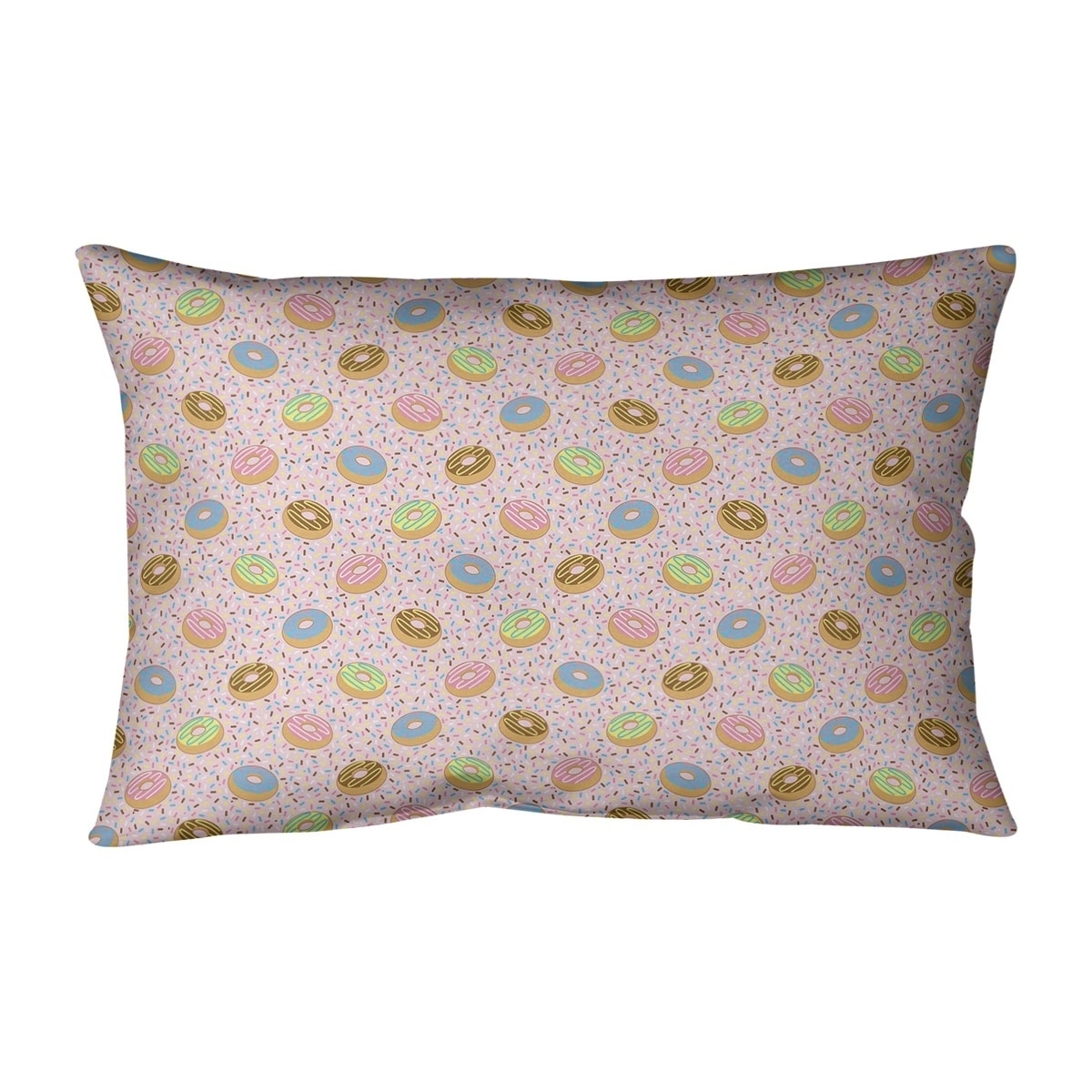 Donuts Pattern Outdoor Lumbar Pillow Bed Bath Beyond 28426916