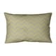 Gray Color Accent Hand Drawn Chevrons Outdoor Lumbar Pillow - Bed Bath ...