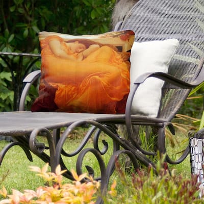 Flaming June Indoor/Outdoor Pillow