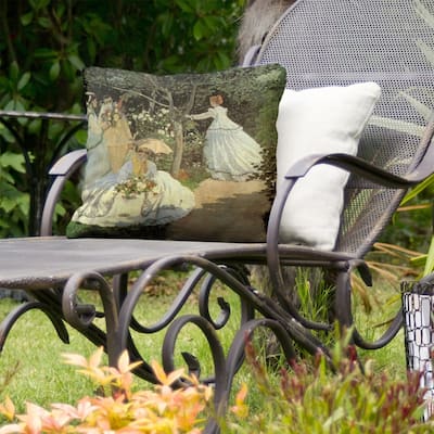 Women in the Garden Indoor/Outdoor Pillow