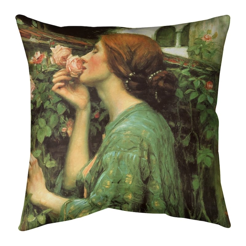 My Sweet Rose Indoor/Outdoor Pillow