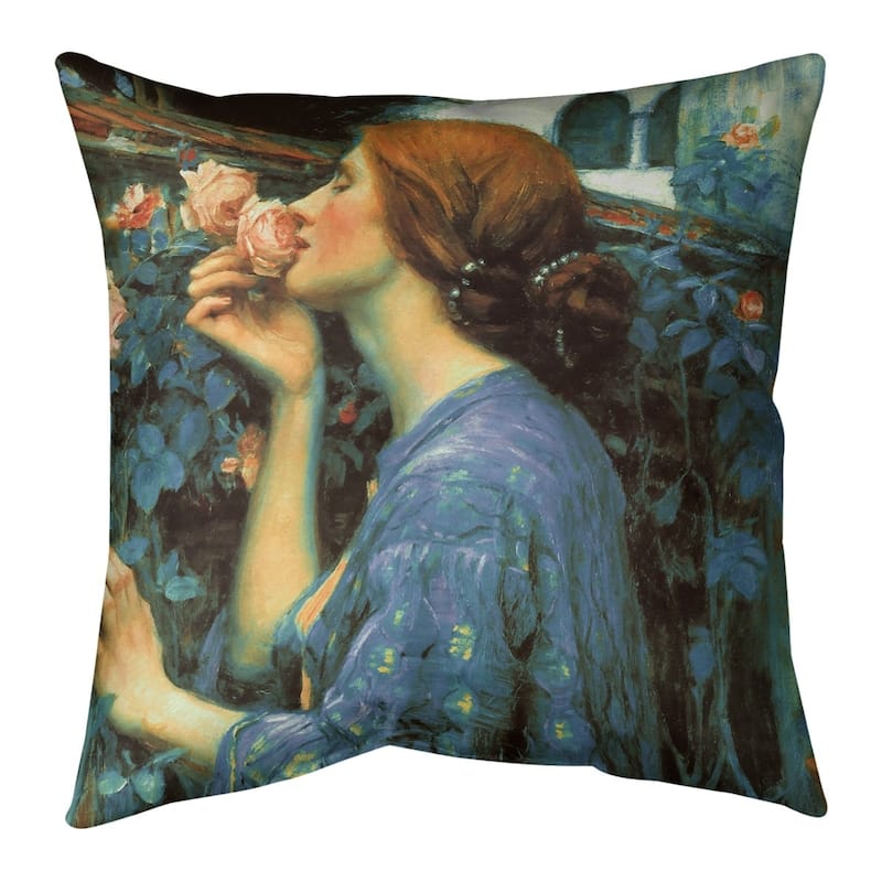 My Sweet Rose Indoor/Outdoor Pillow