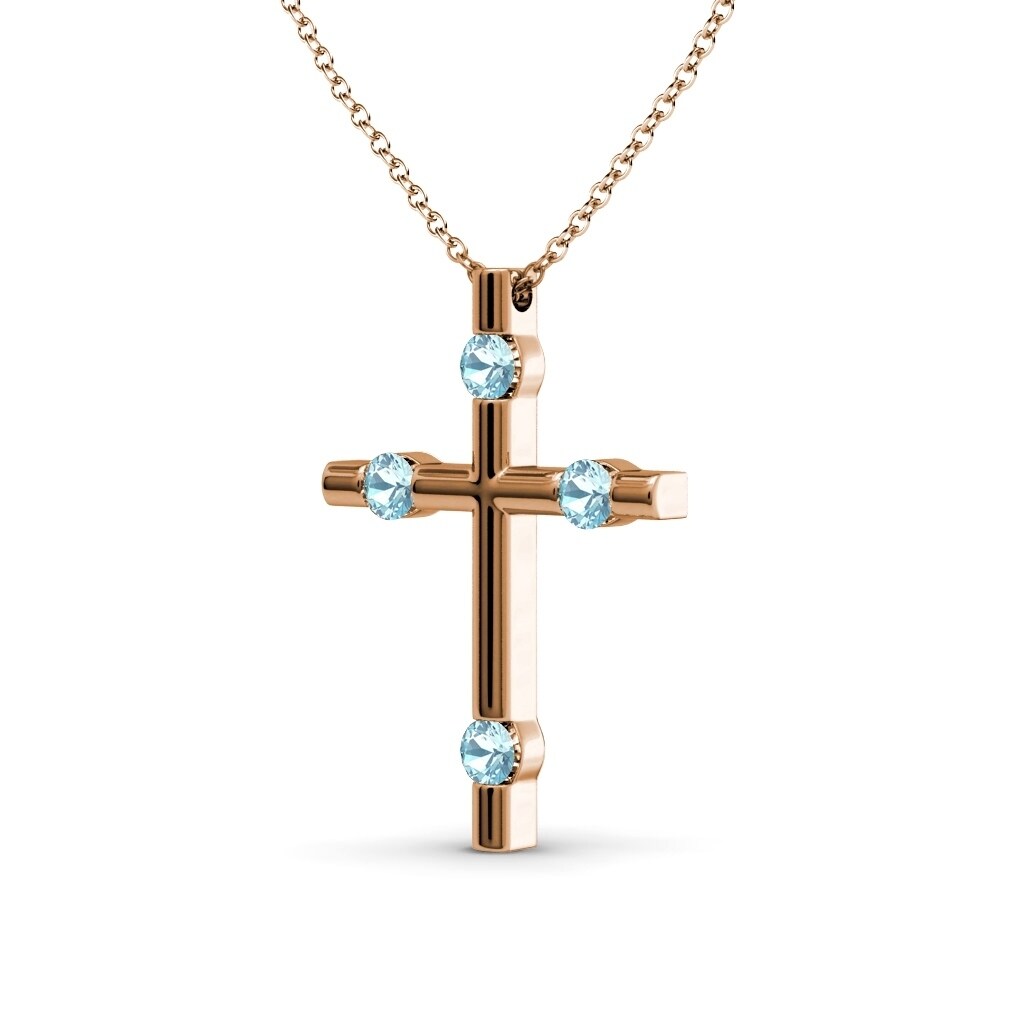 0.12CTW DIAMOND CROSS PENDANT
