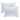 Porch & Den Palatial White Quilted Bedding Pillow Insert (Set of 2)