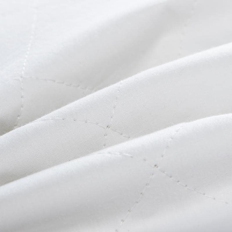 Porch & Den Palatial White Quilted Bedding Pillow Insert (Set of 2)