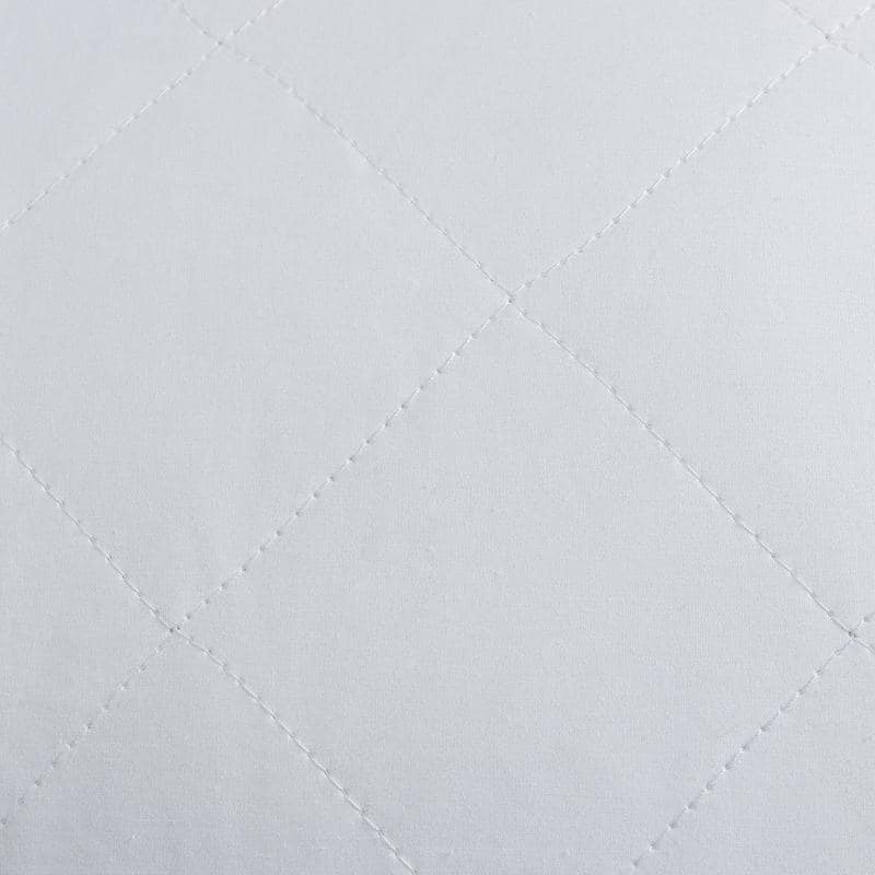 Porch & Den Palatial White Quilted Bedding Pillow Insert (Set of 2)