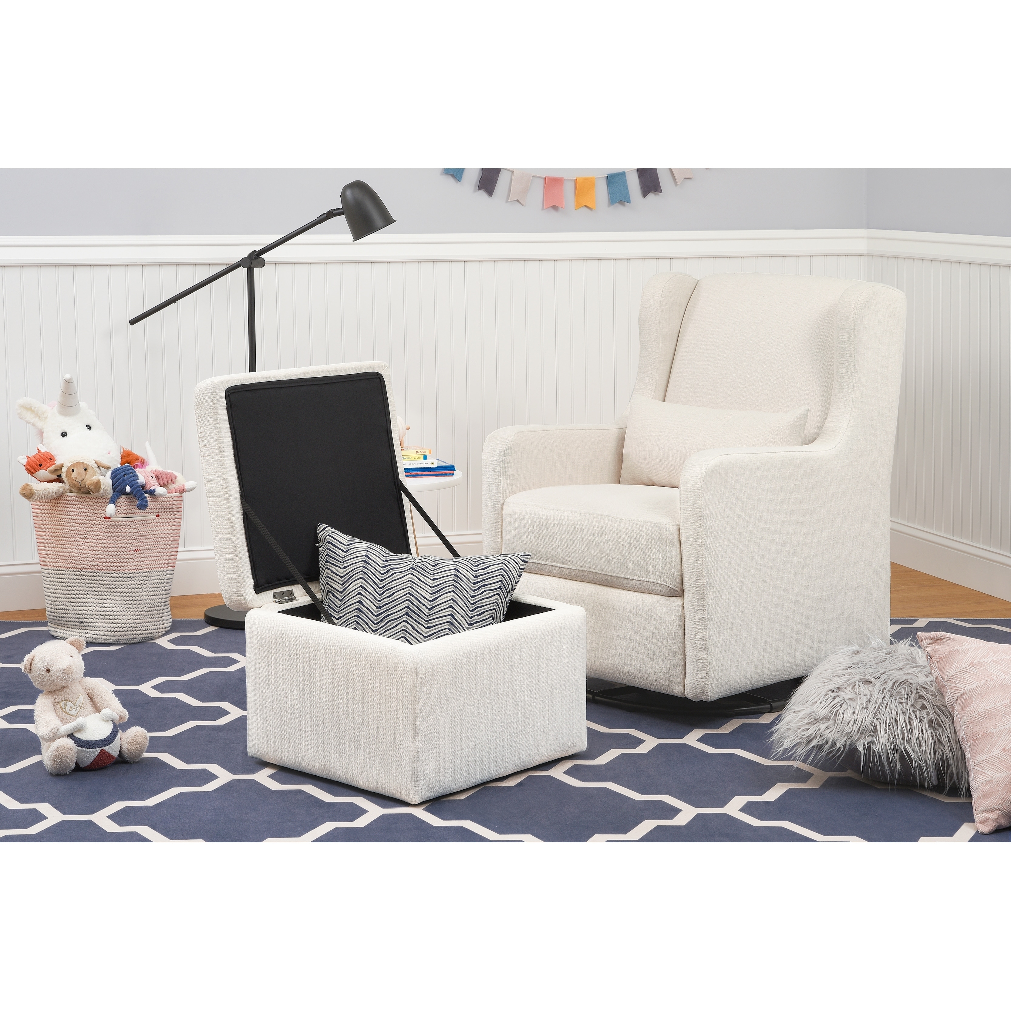 davinci adrian swivel glider