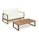 Option Teak Finish+Beige