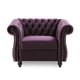 preview thumbnail 1 of 19, Westminster Chesterfield Club Chair by Christopher Knight Home Blackberry+Velvet