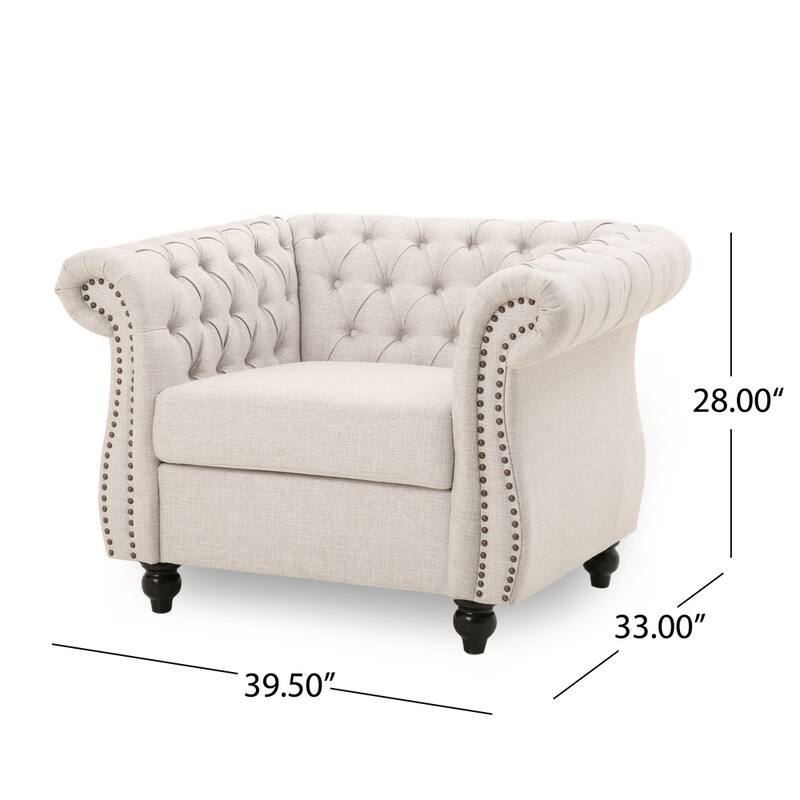 Westminster Chesterfield Club Chair by Christopher Knight Home