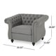 preview thumbnail 19 of 19, Westminster Chesterfield Club Chair by Christopher Knight Home