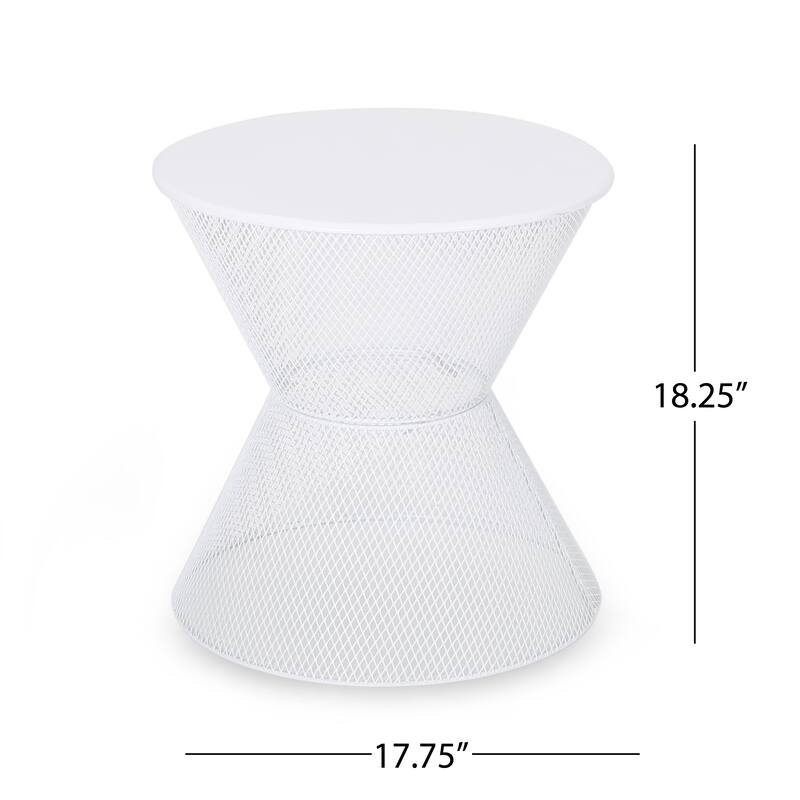 Nevada Modern Outdoor Side Table by Christopher Knight Home