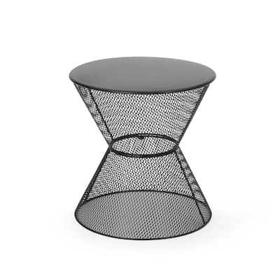 Nevada Modern Outdoor Side Table by Christopher Knight Home
