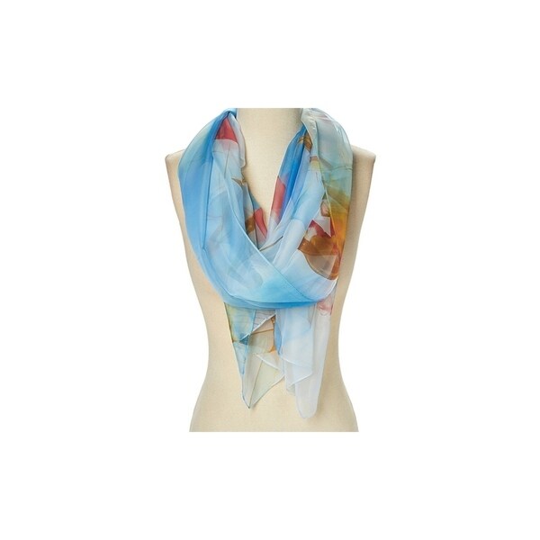 Accessories Scarves Summer Scarfs DKNY Summer Scarf cream printed lettering casual look 