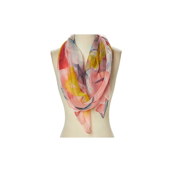 floral summer scarf