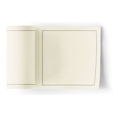 MY DRAP Linen Napkins, Cream, 100 Units