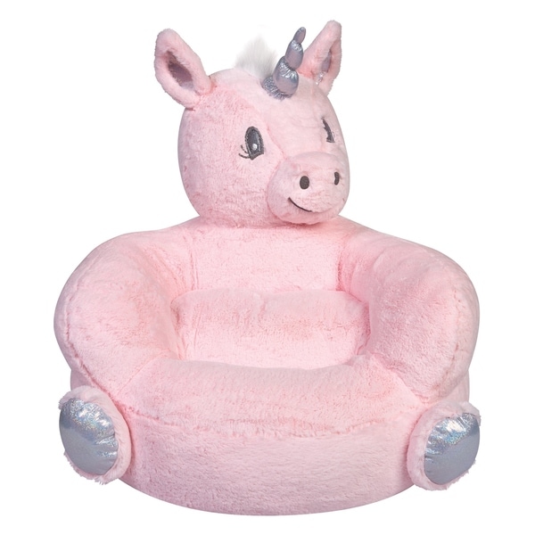 animal plush chair unicorn