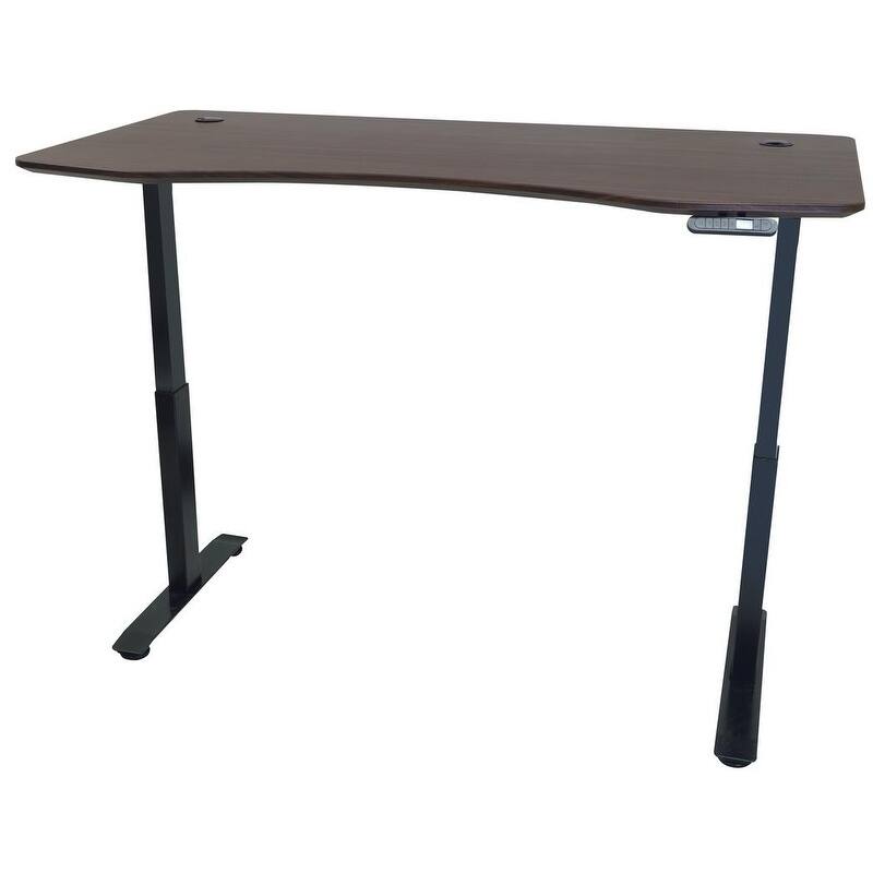 Motionwise 60 in. Managers Series Height Adjustable Desk - Walnut