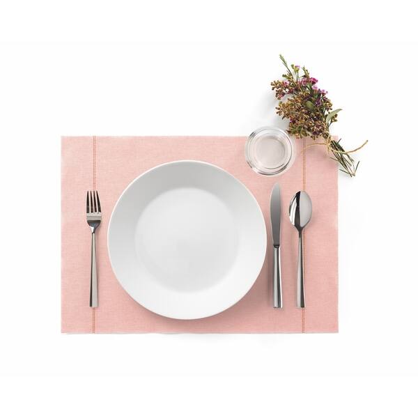 Day Drap Non Stain Slip Pink Dining Table Placemats 8 Non Slip Pink Dining Table Placemats