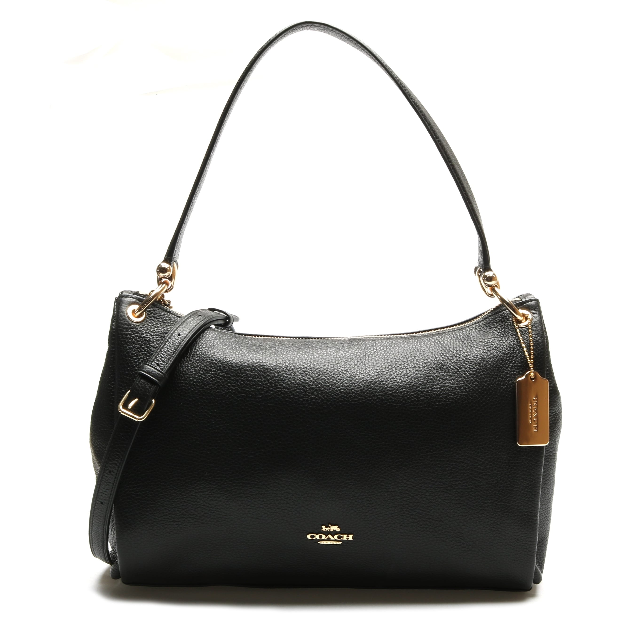 coach pebble leather mia shoulder bag