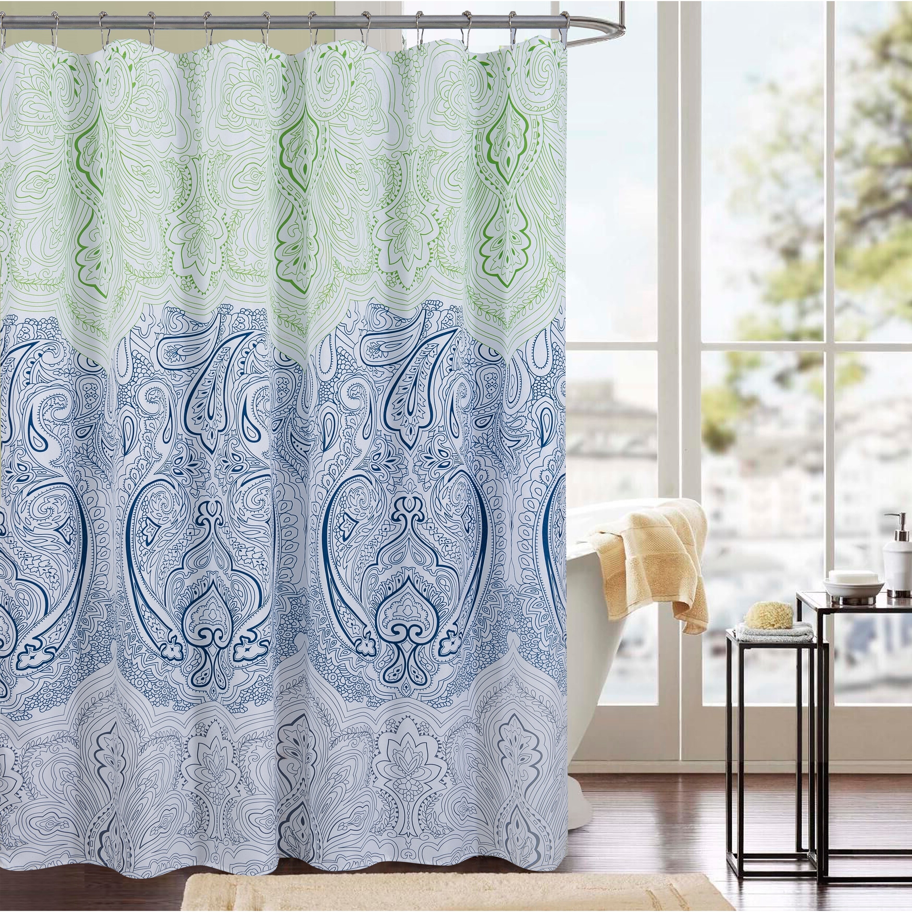 canvas shower curtain
