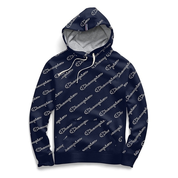 champion hoodie print