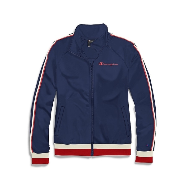 champion women's track jacket