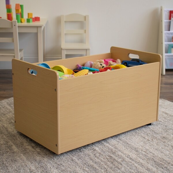 large toy box with wheels