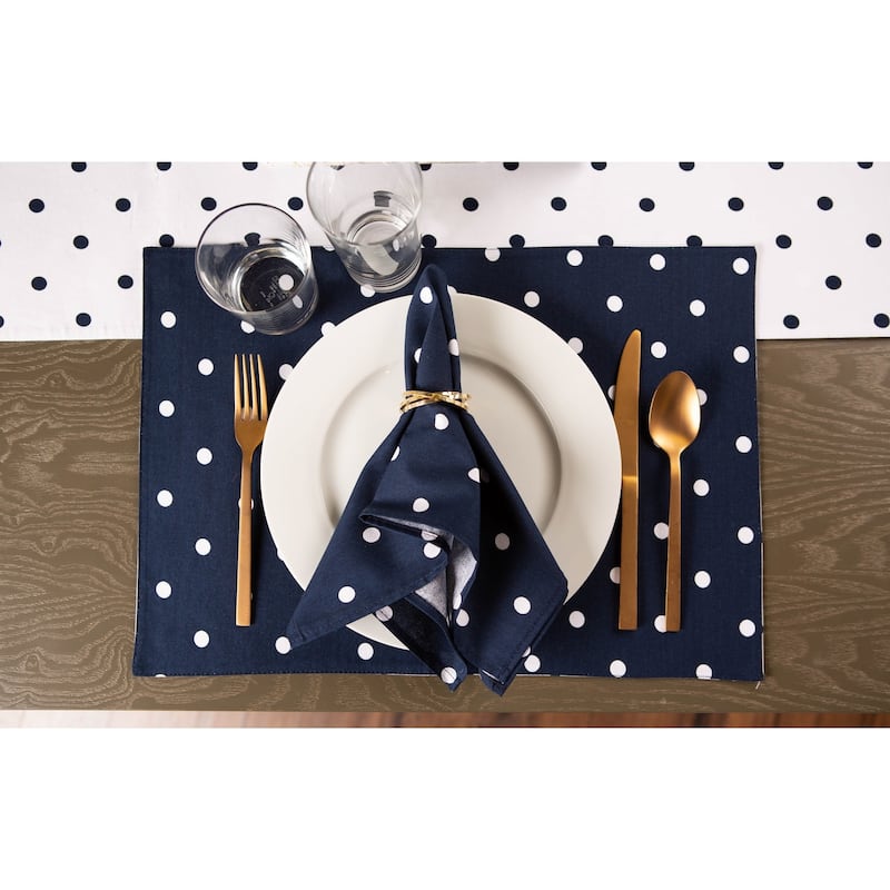 DII Reversible Polka Dot Placemat (Set of 4)