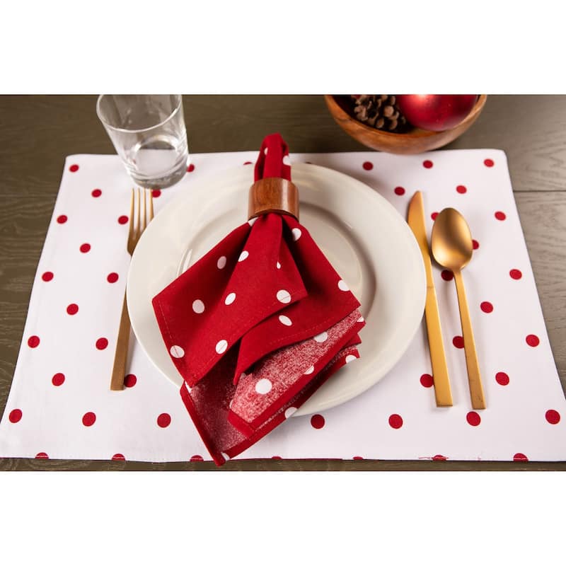 DII Reversible Polka Dot Placemat (Set of 4)