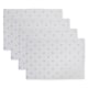 Option Metallic Silver Dots
