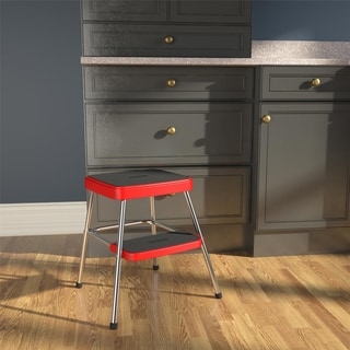Styline Step Stool COSCO Stylaire Retro Two-Step Step Stool - Bed Bath & Beyond - 28443350