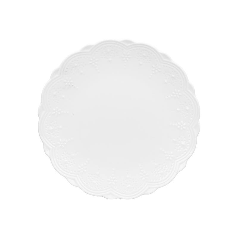 10 Strawberry Street Valentina 8" Side Plate, Set of 6