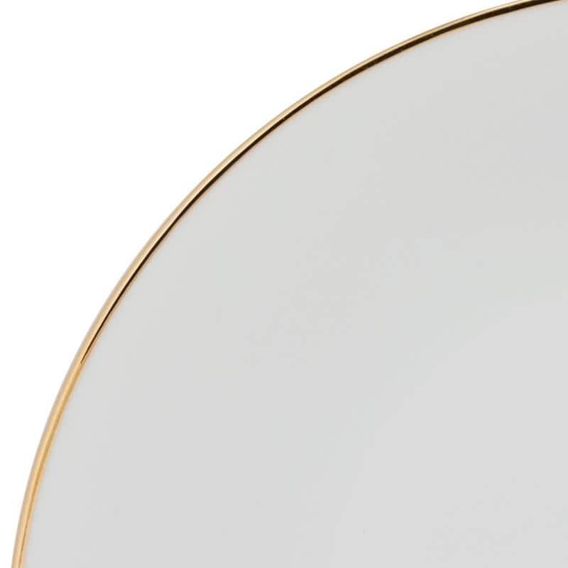 10 Strawberry Street Coupe Gold Line Luncheon Plate, Set of 6