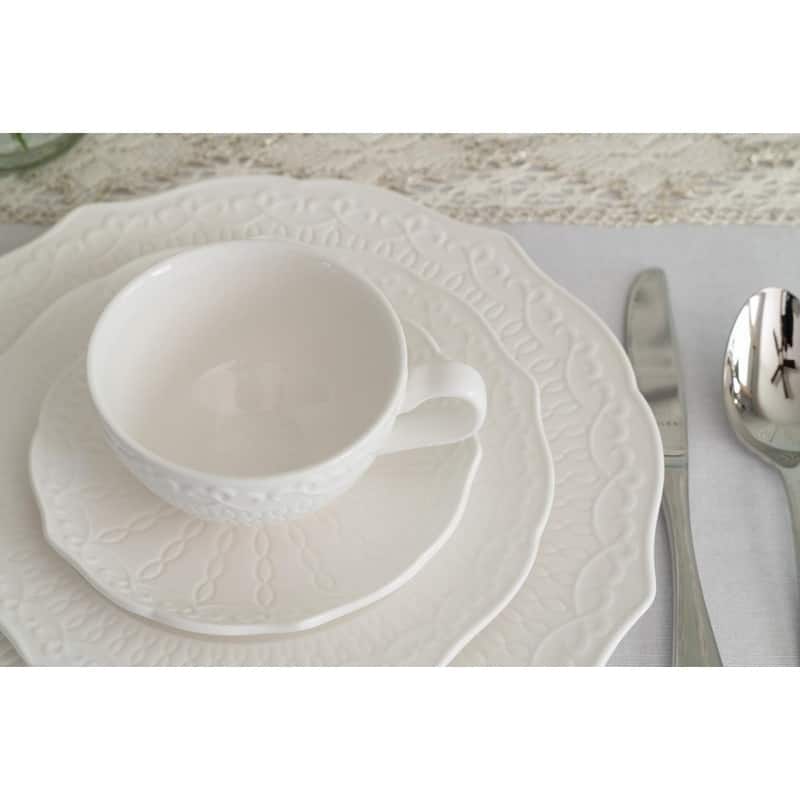10 Strawberry Street Ever 10.5" Dinner Plate, Set of 6