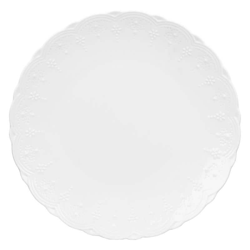 10 Strawberry Street Valentina 10.75" Dinner Plate, Set of 6