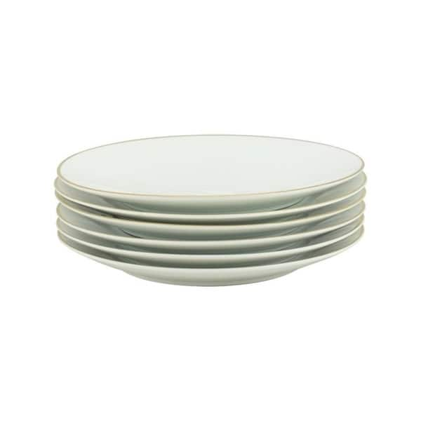 First Street Plastic Plates, White, 10.25 - 20 pack