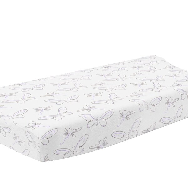 purple changing pad cover