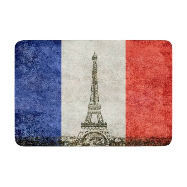 Bruce Stanfield Vintage Paris Memory Foam Bath Mat Overstock 28445966