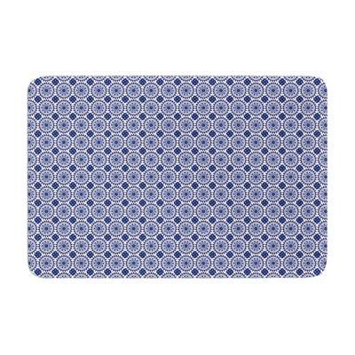 Carolyn Greifeld "Bohemian Blues II" Memory Foam Bath Mat