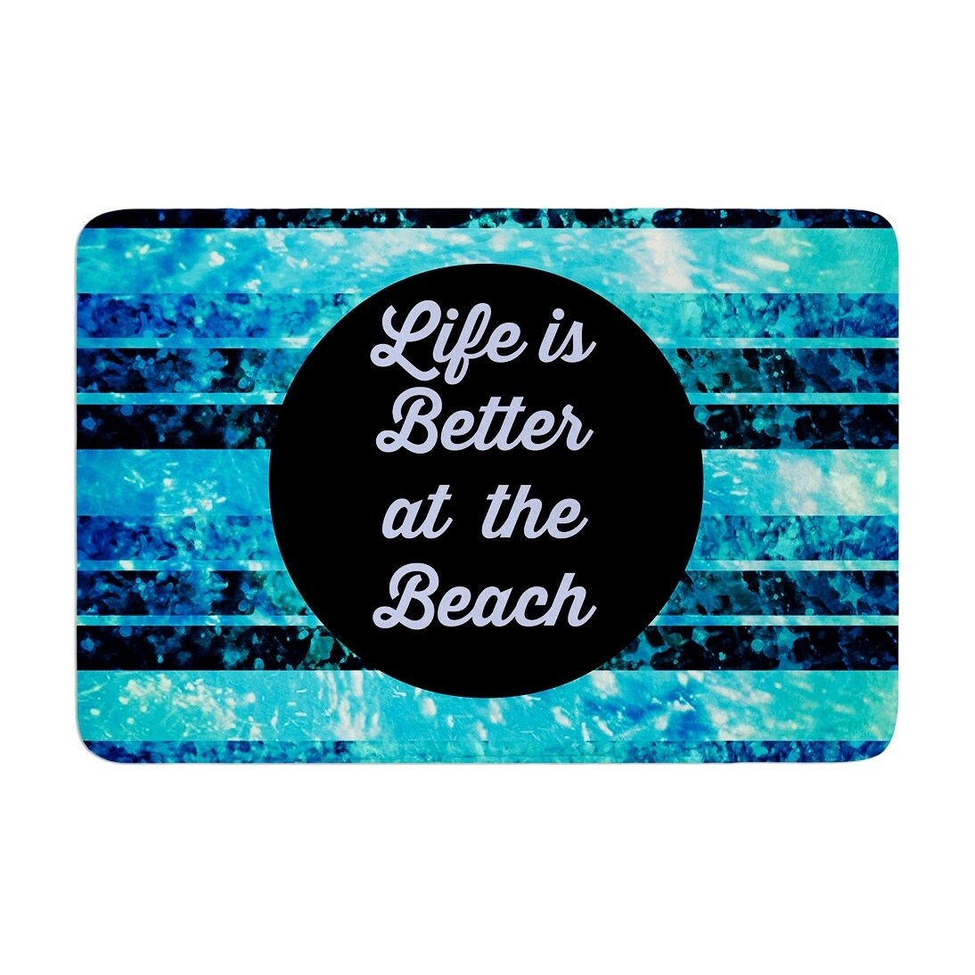 Shop Ebi Emporium Life Is Better At The Beach Memory Foam Bath